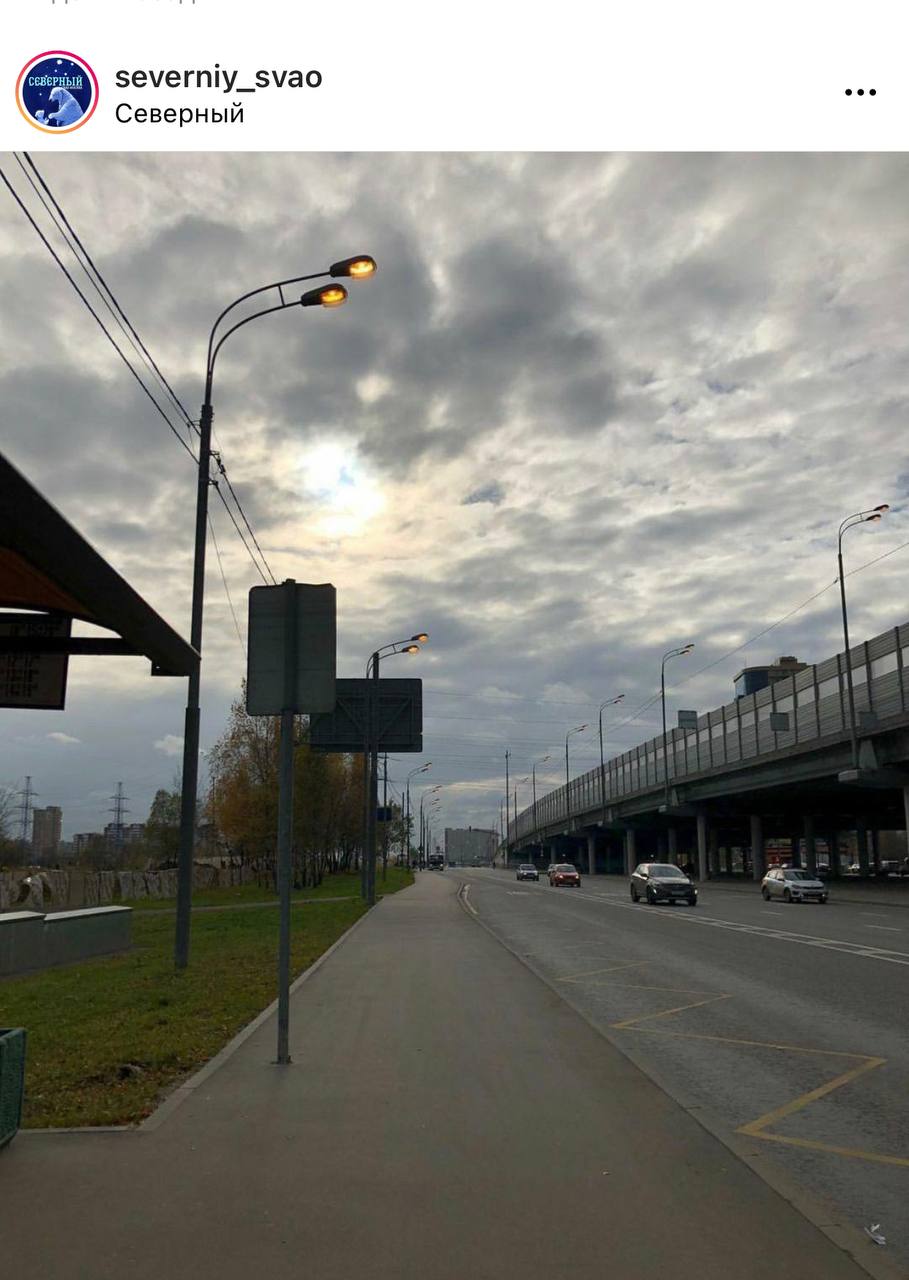 В парках Северного установят фонари к 2022 году